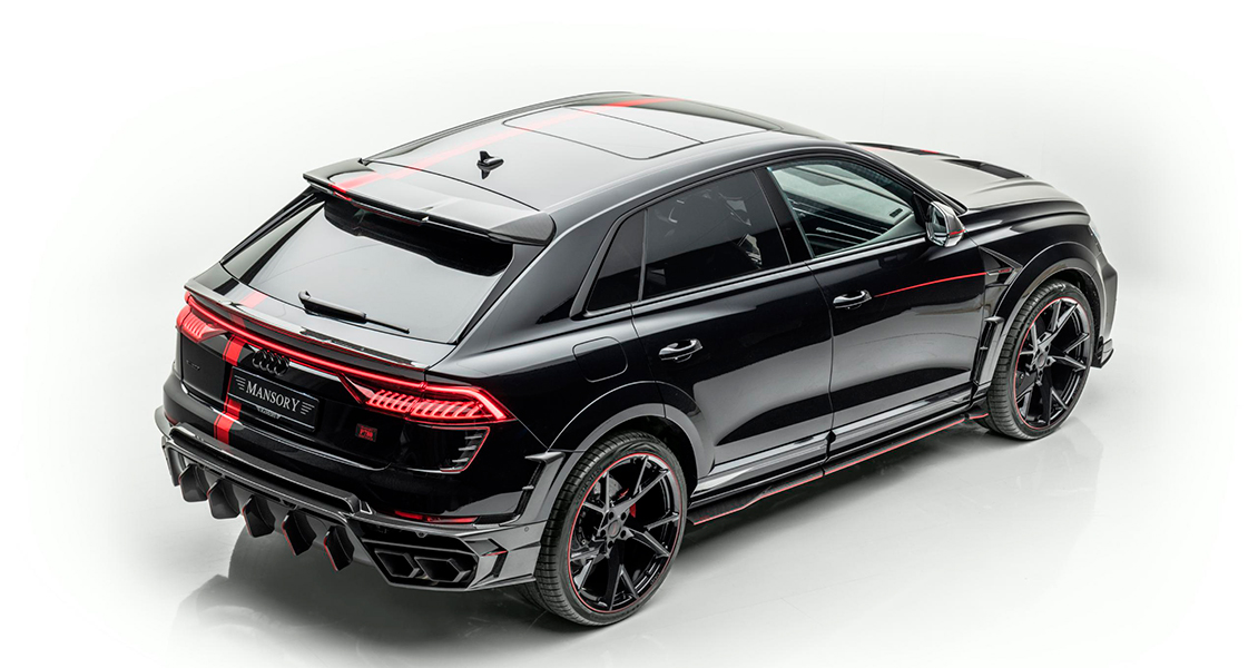 Тюнинг Mansory для Audi RSQ8. Обвес, диски, выхлопная система, интерьер