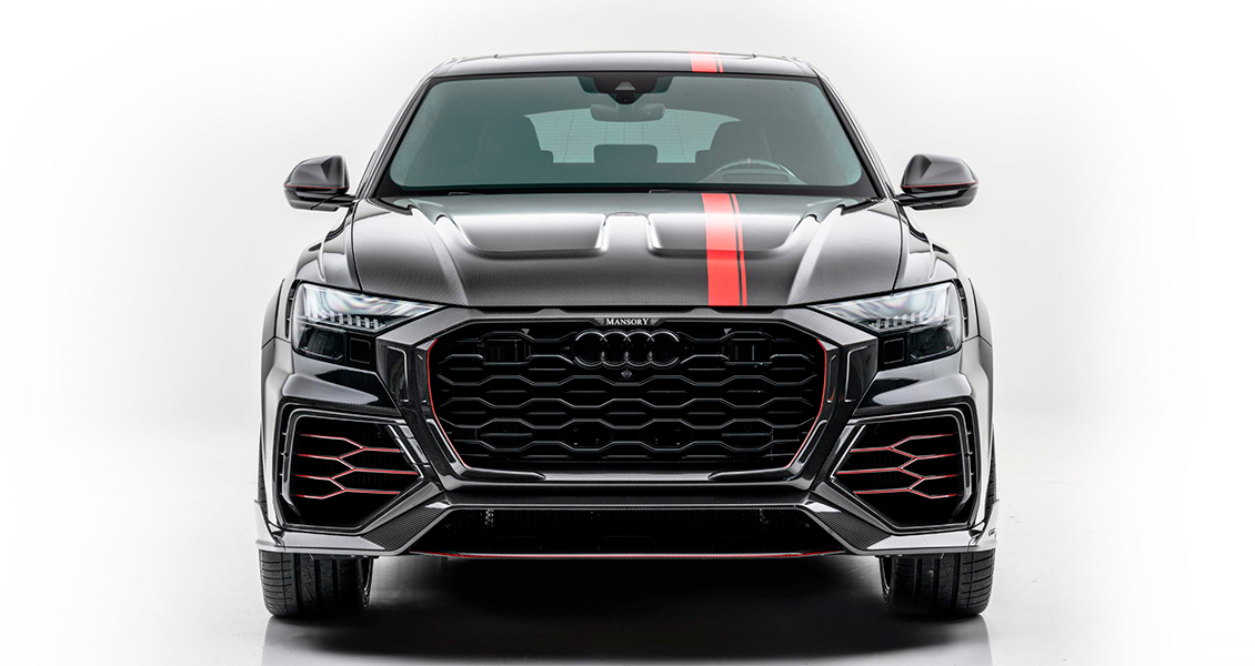 Тюнинг Mansory для Audi RSQ8. Обвес, диски, выхлопная система, интерьер