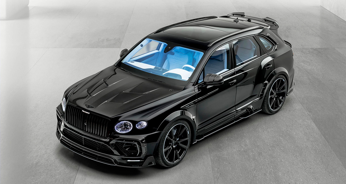 Тюнинг Mansory для Bentley Bentayga 2021 2022 2023. Обвес, диски, выхлопная система, интерьер