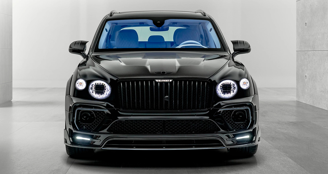 Тюнинг Mansory для Bentley Bentayga 2021 2022 2023. Обвес, диски, выхлопная система, интерьер