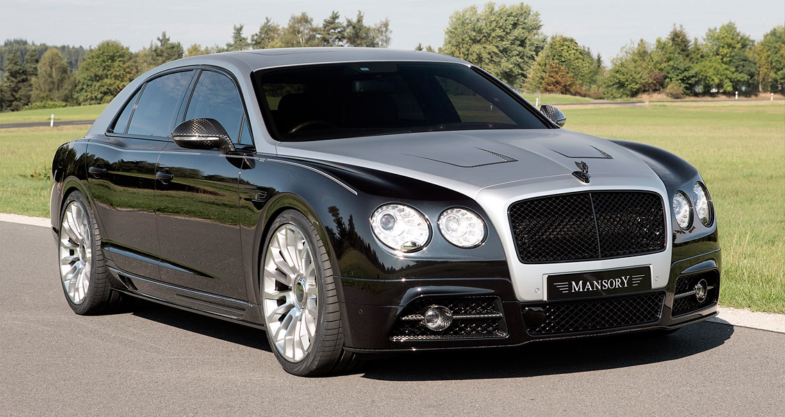 Тюнинг Mansory для Bentley Flying Spur 2014 2015 2016. Обвес, диски, выхлопная система, интерьер