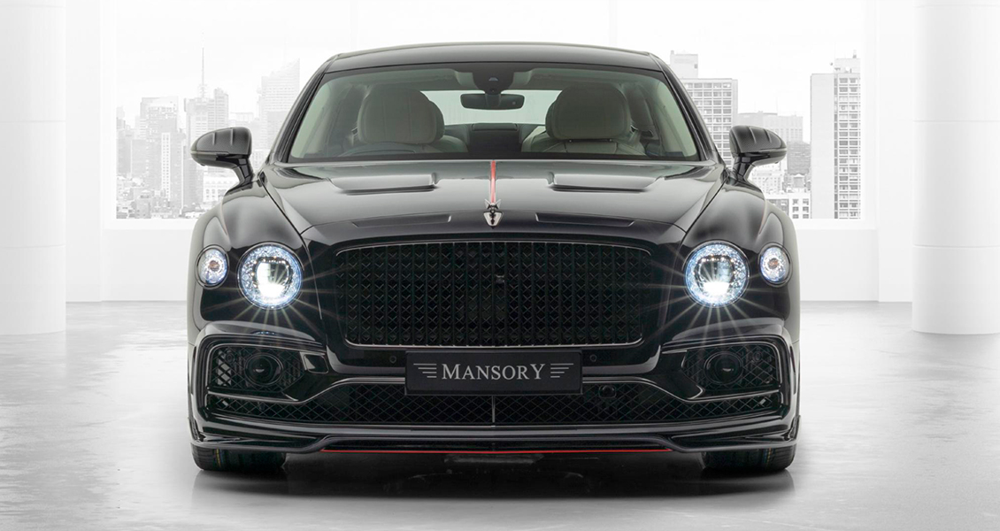 Тюнинг Mansory для Bentley Flying Spur 2020 2021. Обвес, диски, выхлопная система, интерьер