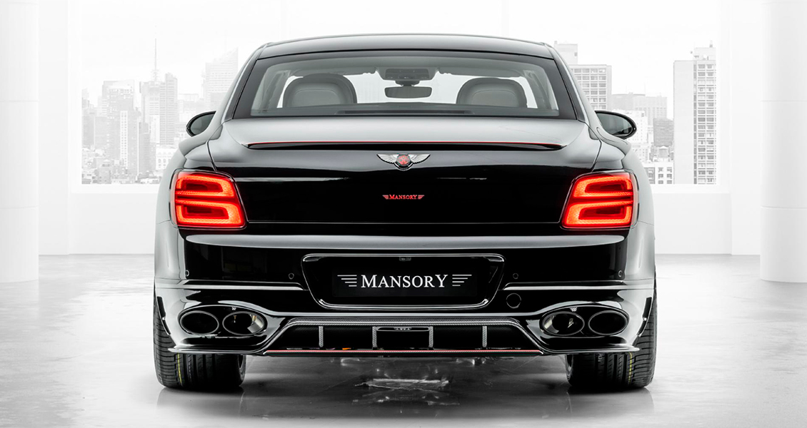 Тюнинг Mansory для Bentley Flying Spur 2020 2021. Обвес, диски, выхлопная система, интерьер