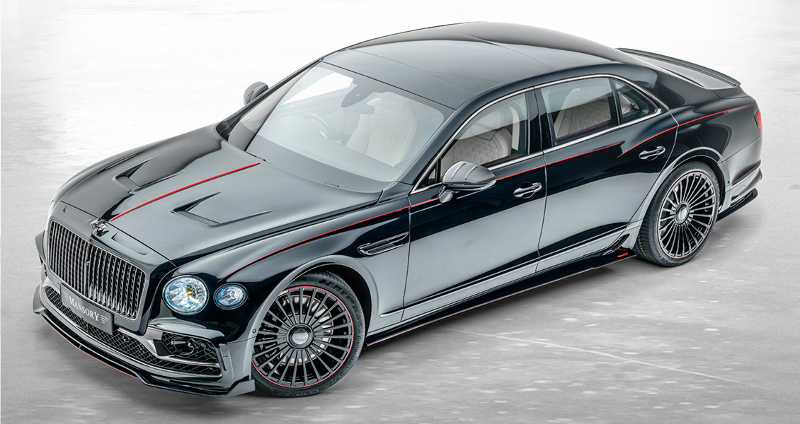 Тюнинг Mansory для Bentley Flying Spur 2020 2021. Обвес, диски, выхлопная система, интерьер