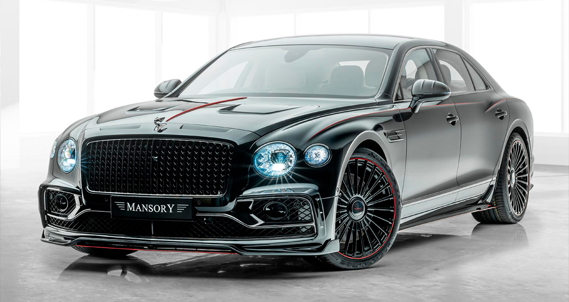 Тюнинг Mansory для Bentley Flying Spur 2020 2021. Обвес, диски, выхлопная система, интерьер