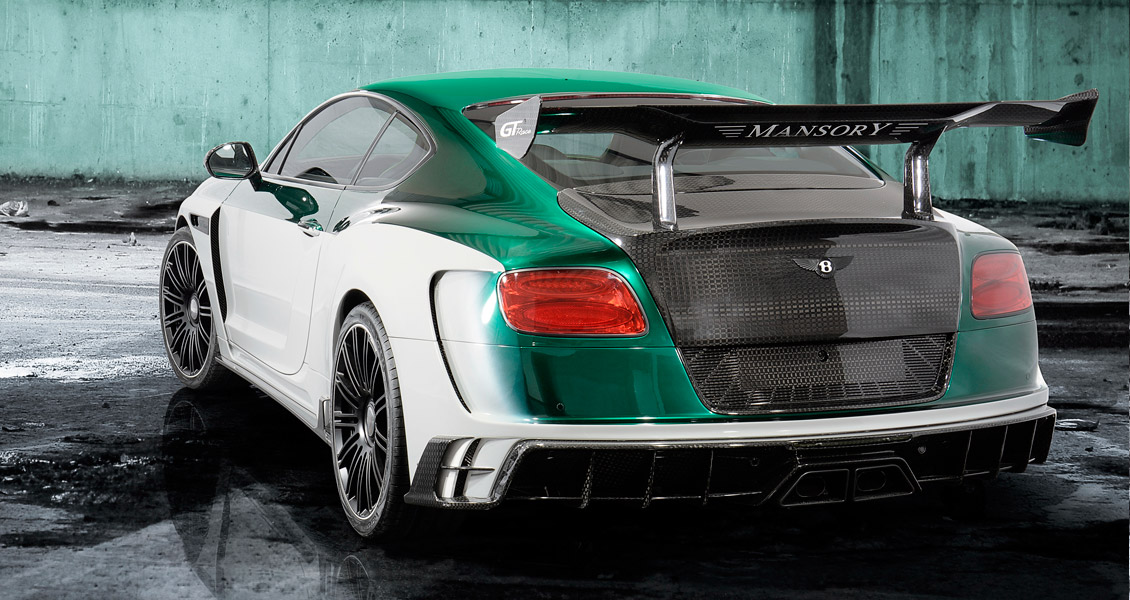 Тюнинг Mansory для Bentley GT Race. Обвес, диски, выхлопная система, интерьер