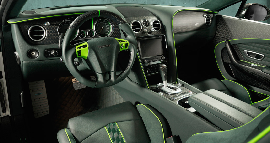 Тюнинг Mansory для Bentley GT Race. Обвес, диски, выхлопная система, интерьер