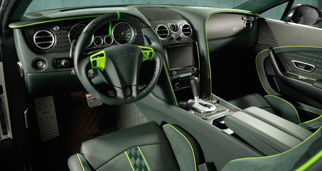 Тюнинг Mansory для Bentley GT Race. Обвес, диски, выхлопная система, интерьер