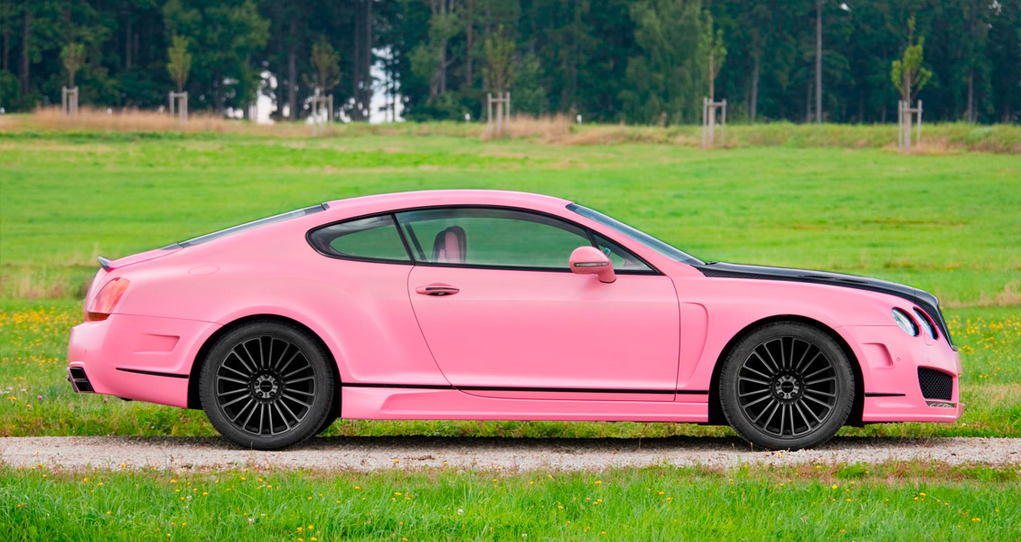 Тюнинг Mansory для Bentley GT Vitesse Rose. Обвес, диски, выхлопная система, интерьер