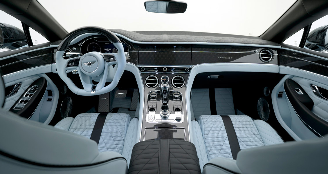 Тюнинг Mansory для Bentley GT 2019 2020. Обвес, диски, выхлопная система, интерьер