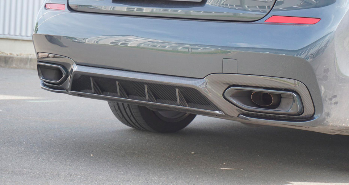 Тюнинг Mansory для BMW 7er G11. Обвес, диски, выхлопная система, интерьер