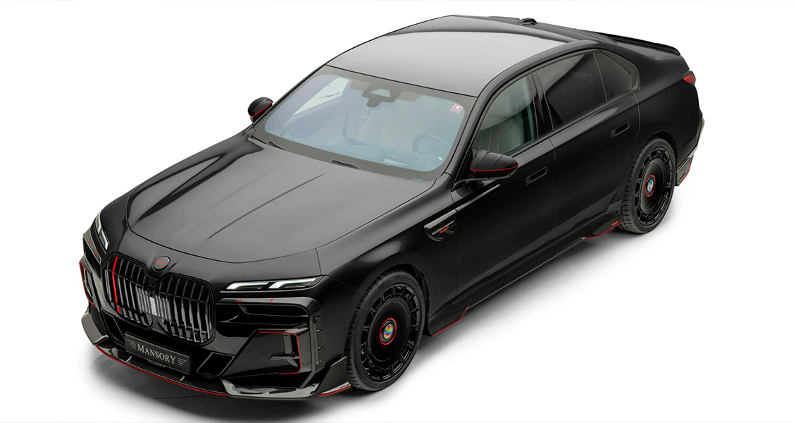 Тюнинг Mansory для BMW 7er G70 2023 2024 2025. Обвес, диски, выхлопная система, интерьер