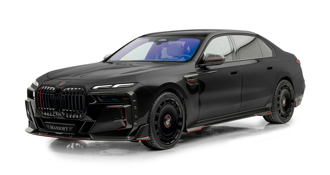 Тюнинг Mansory для BMW 7er G70 2023 2024 2025. Обвес, диски, выхлопная система, интерьер