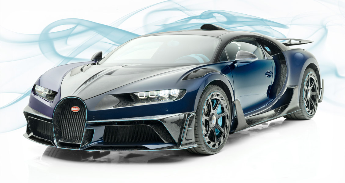 Тюнинг Mansory для Bugatti Chiron Centuria. Обвес, диски, выхлопная система, интерьер