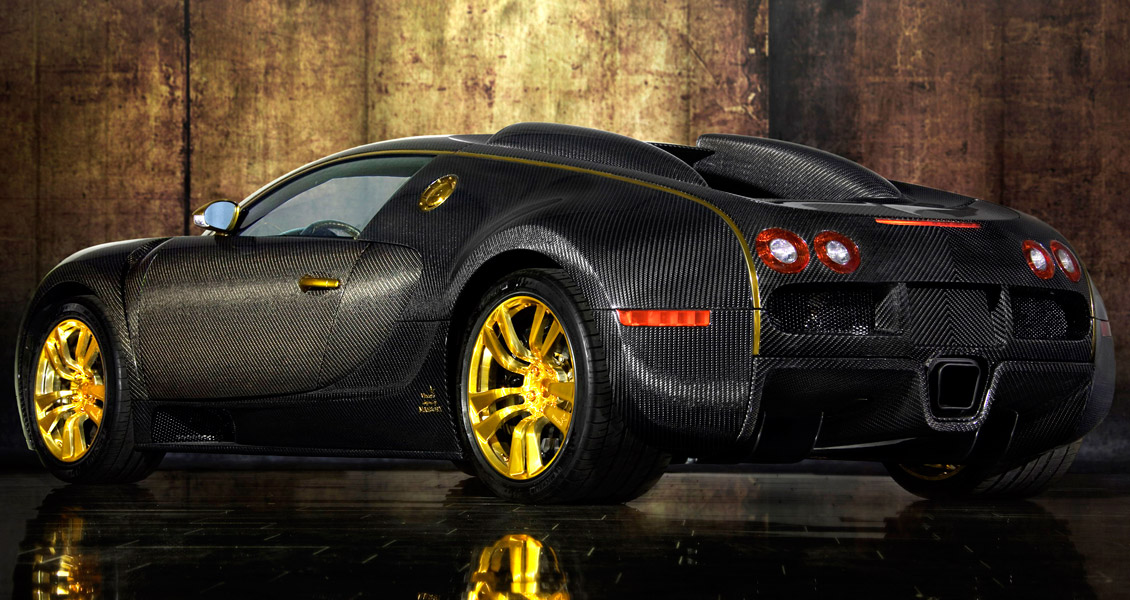 Тюнинг Mansory для Bugatti Veyron Linea D'oro. Обвес, диски, выхлопная система, интерьер