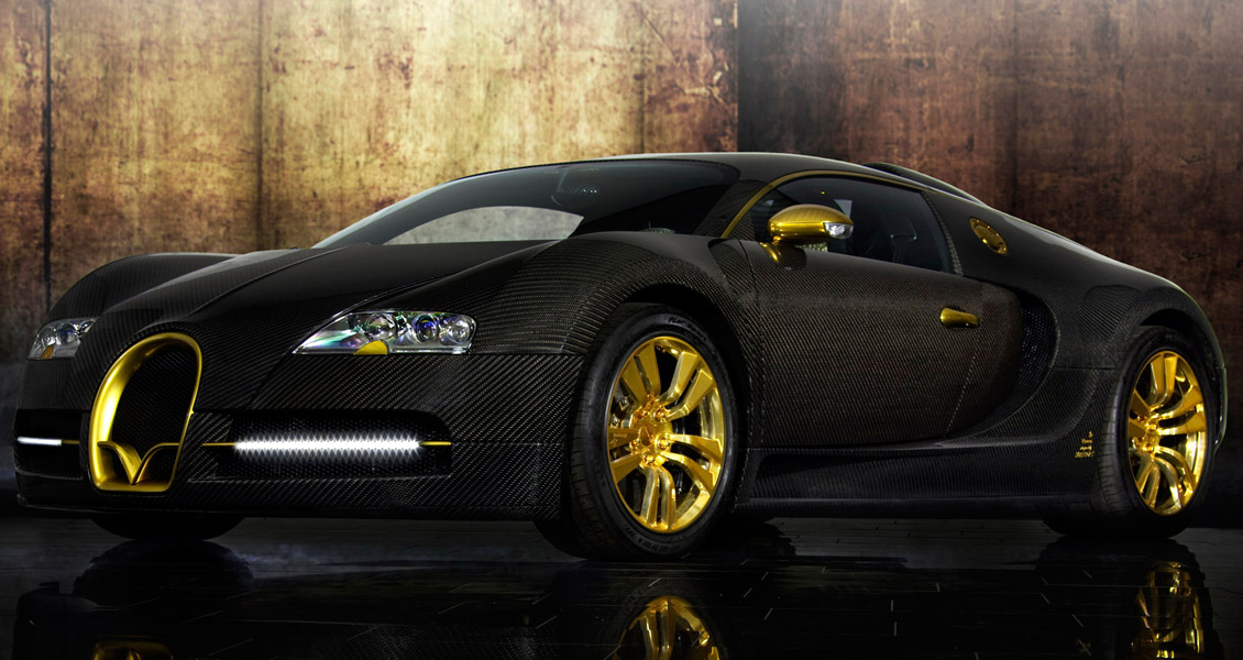 Тюнинг Mansory для Bugatti Veyron Linea D'oro. Обвес, диски, выхлопная система, интерьер