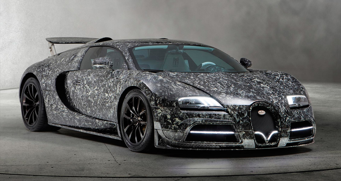 Тюнинг Mansory для Bugatti Veyron Linea Vivere Diamond. Обвес, диски, выхлопная система, интерьер