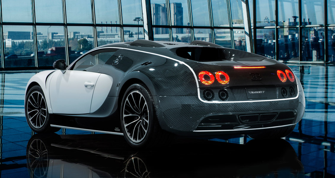 Тюнинг Mansory для Bugatti Veyron Linea Vivere. Обвес, диски, выхлопная система, интерьер