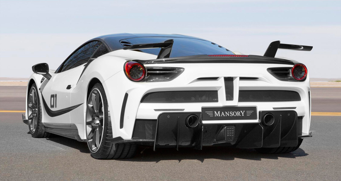 Тюнинг Mansory для Ferrari 488 Siracusa. Обвес, диски, выхлопная система, интерьер