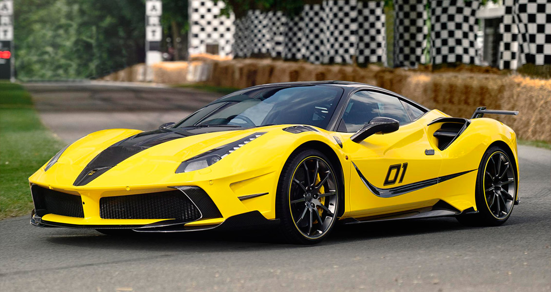 Тюнинг Mansory для Ferrari 488 Siracusa. Обвес, диски, выхлопная система, интерьер