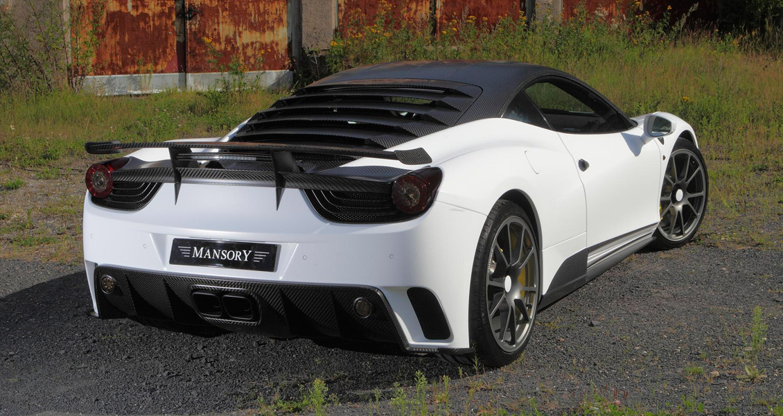 Тюнинг Mansory для Ferrari 458 Siracusa. Обвес, диски, выхлопная система, интерьер