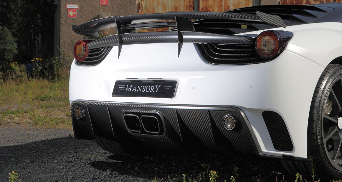 Тюнинг Mansory для Ferrari 458 Siracusa. Обвес, диски, выхлопная система, интерьер