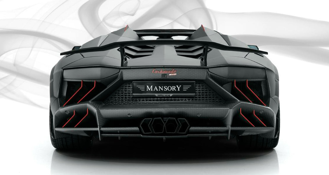 Тюнинг Mansory для Lamborghini Aventador Carbonado Evo. Обвес, диски, выхлопная система, интерьер