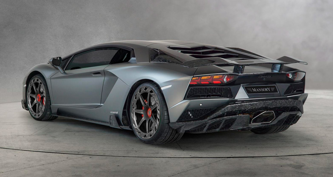 Тюнинг Mansory для Lamborghini Aventador S. Обвес, диски, выхлопная система, интерьер