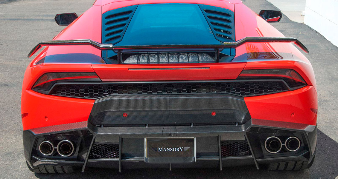 Тюнинг Mansory для Lamborghini Huracan. Обвес, диски, выхлопная система, интерьер