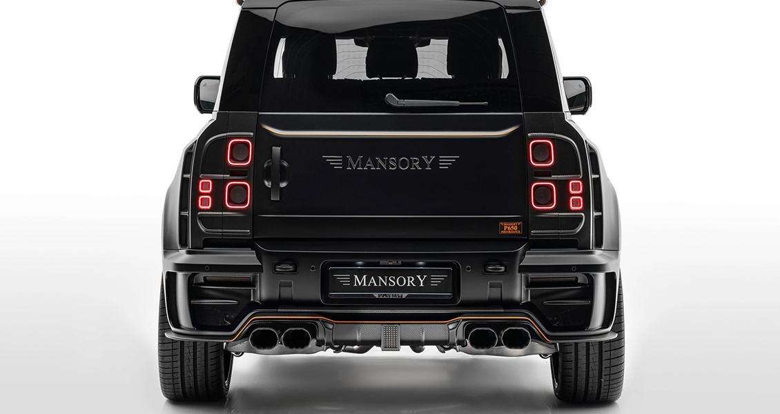 Тюнинг Mansory для Land Rover Defender 2024 2023 2022. Обвес, диски, выхлопная система, интерьер