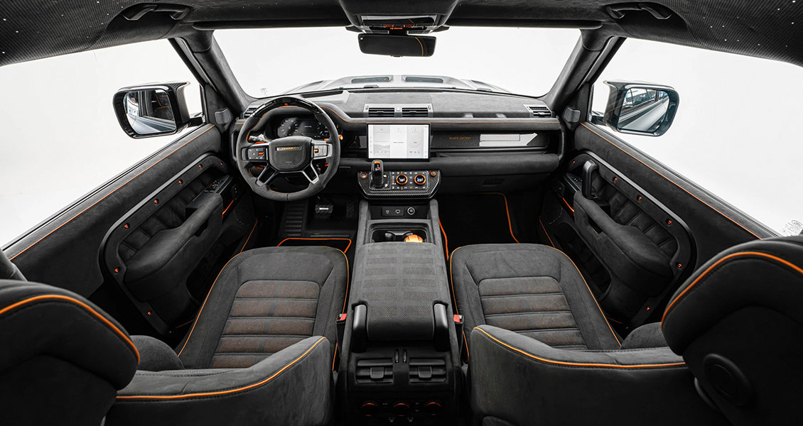 Тюнинг Mansory для Land Rover Defender 2024 2023 2022. Обвес, диски, выхлопная система, интерьер