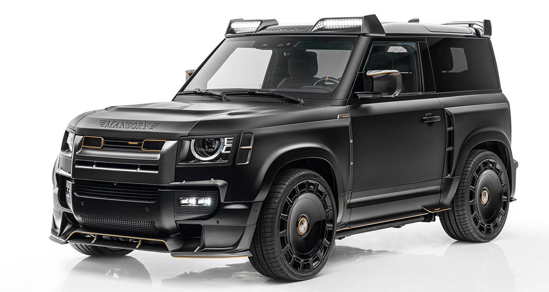 Тюнинг Mansory для Land Rover Defender 2024 2023 2022. Обвес, диски, выхлопная система, интерьер