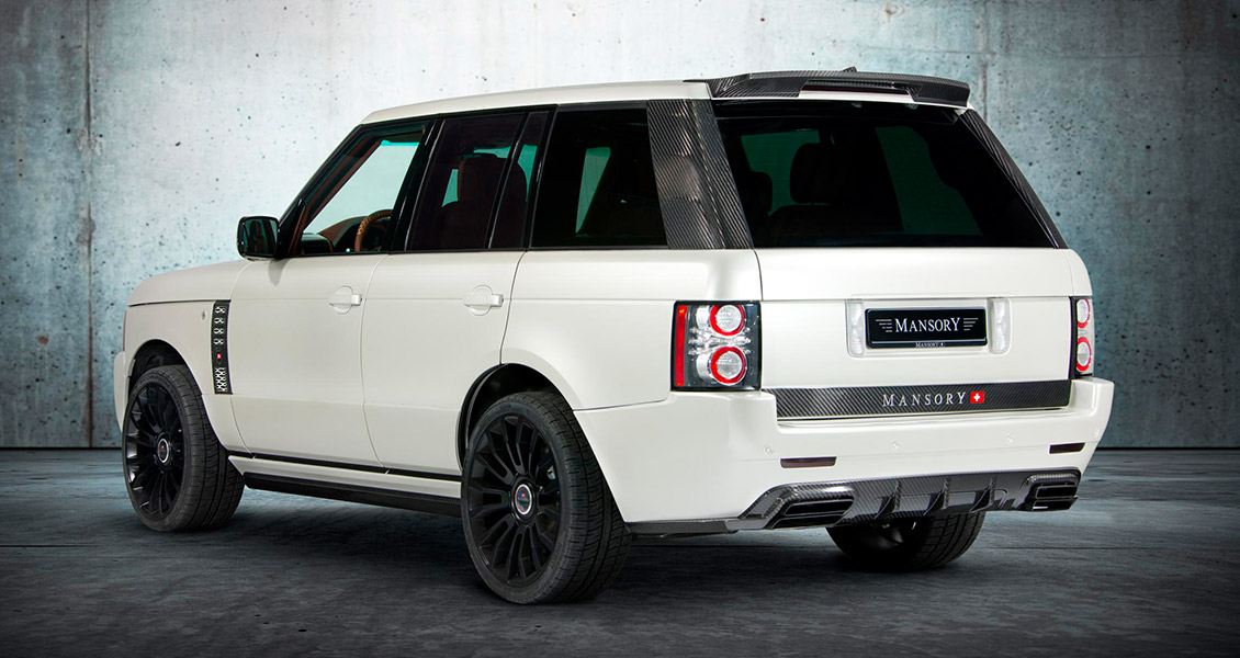 Тюнинг Mansory для Range Rover 2012 2011 2010 2009. Обвес, диски, выхлопная система, интерьер