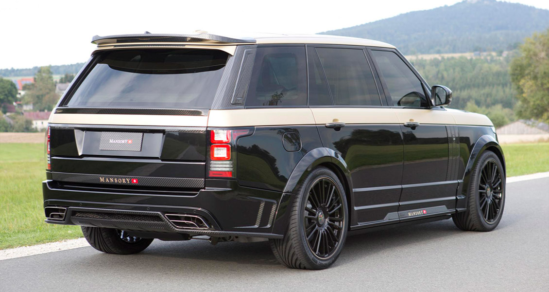 Тюнинг Mansory для Range Rover 2017 2016 2015 2014. Обвес, диски, выхлопная система, интерьер