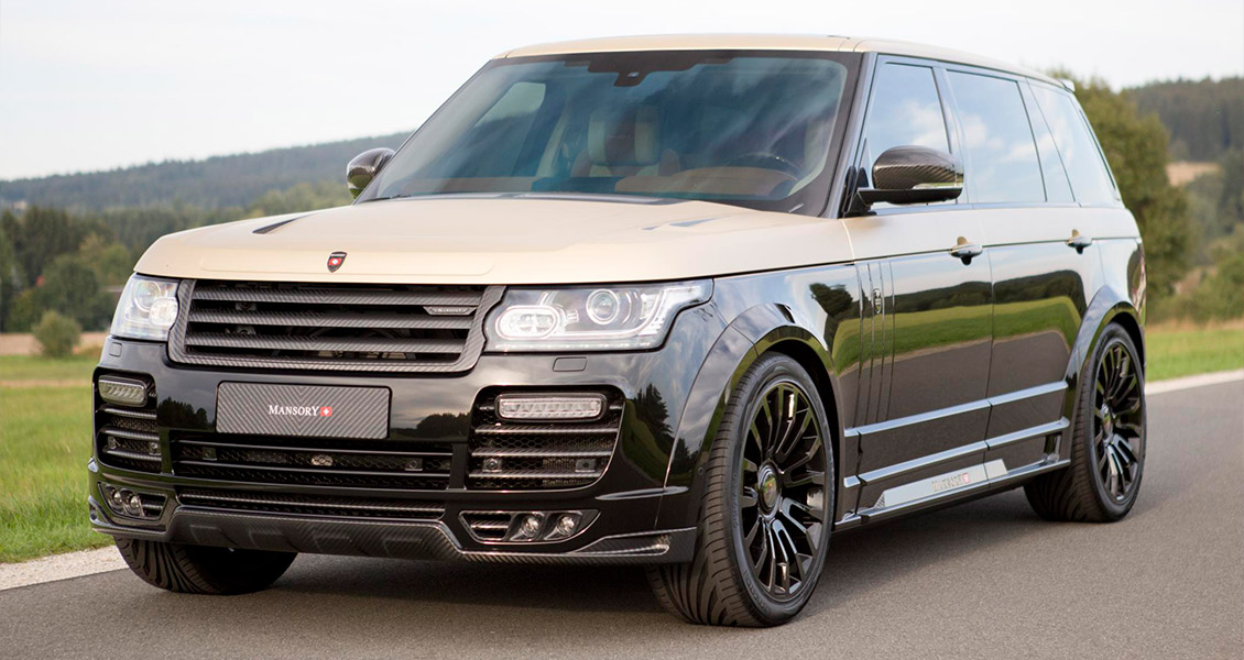 Тюнинг Mansory для Range Rover 2017 2016 2015 2014. Обвес, диски, выхлопная система, интерьер