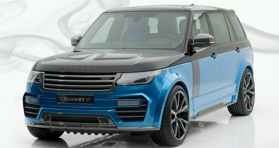 Тюнинг Mansory для Range Rover 2019 2018. Обвес, диски, выхлопная система, интерьер