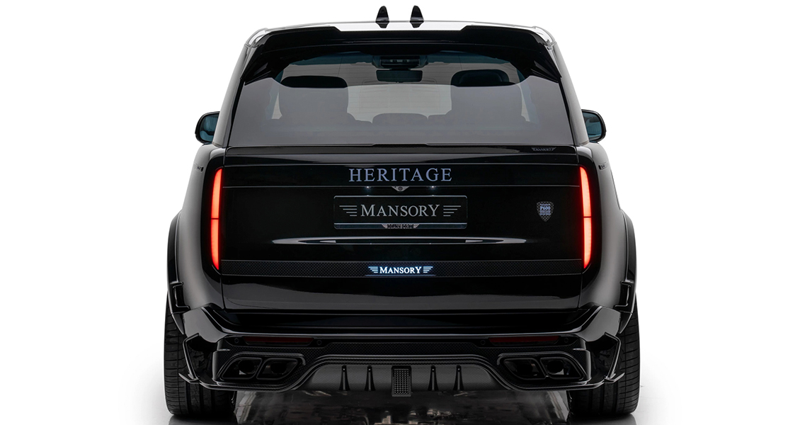 Тюнинг Mansory для Range Rover SV 2024 2023 2022. Обвес, диски, выхлопная система, интерьер