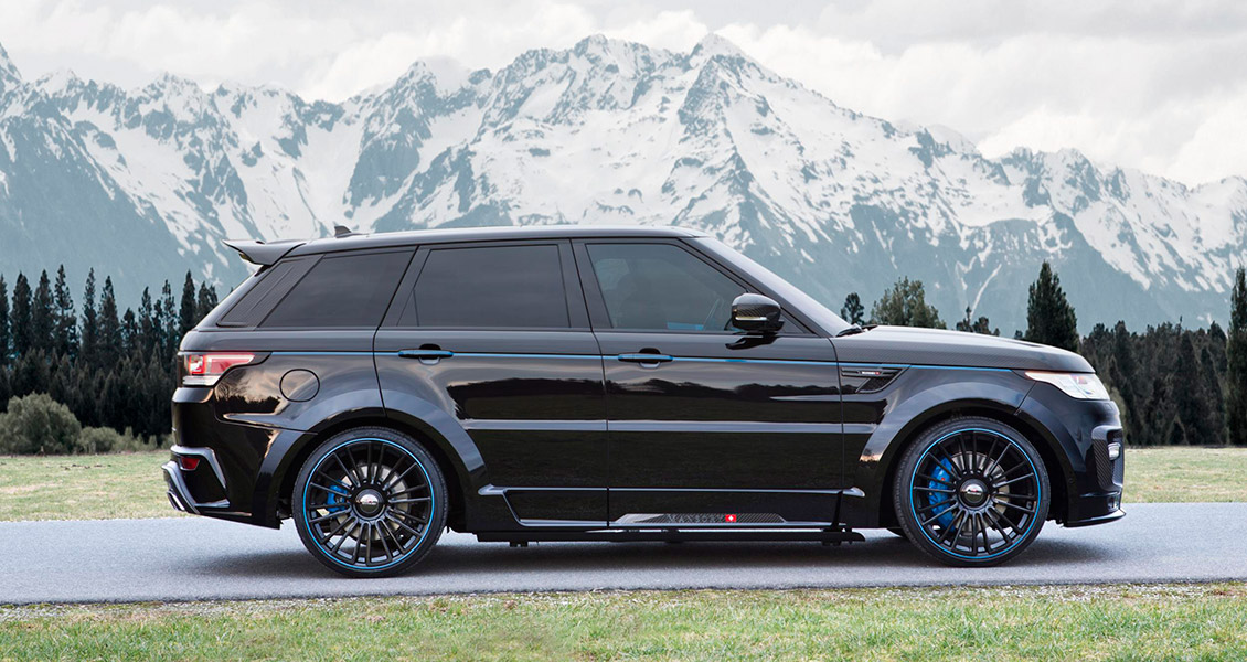 Тюнинг Mansory для Range Rover Sport 2017 2016 2015 2014. Обвес, диски, выхлопная система, интерьер