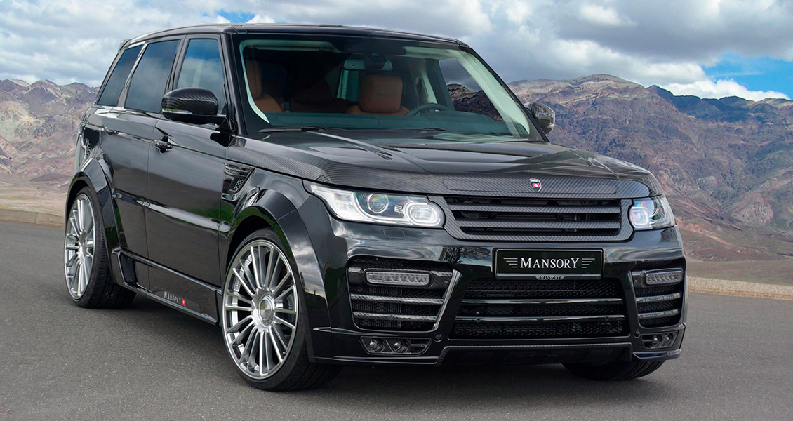 Тюнинг Mansory для Range Rover Sport 2017 2016 2015 2014. Обвес, диски, выхлопная система, интерьер