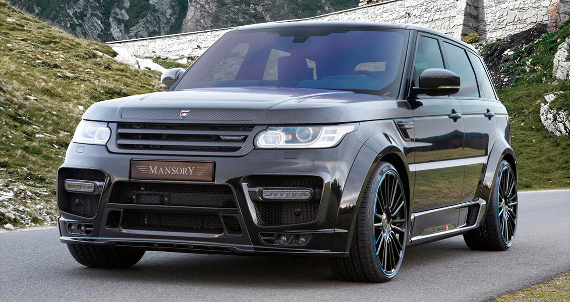 Тюнинг Mansory для Range Rover Sport 2017 2016 2015 2014. Обвес, диски, выхлопная система, интерьер