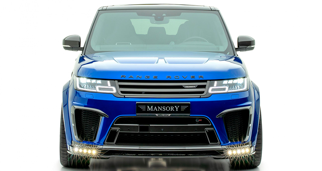 Тюнинг Mansory для Range Rover Sport SVR 2020 2019 2018. Обвес, диски, выхлопная система, интерьер