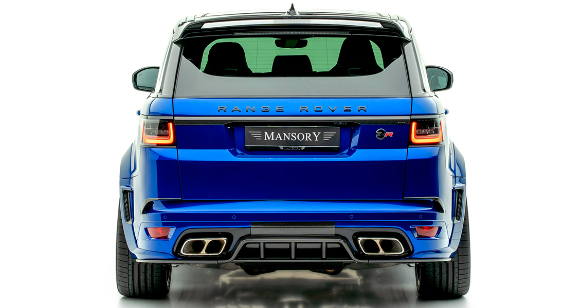 Тюнинг Mansory для Range Rover Sport SVR 2020 2019 2018. Обвес, диски, выхлопная система, интерьер