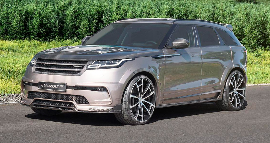 Тюнинг Mansory для Range Rover Velar. Обвес, диски, выхлопная система, интерьер