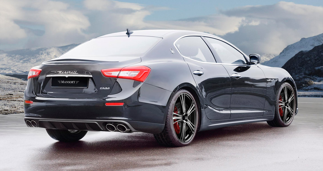 Тюнинг Mansory для Maserati Ghibli. Обвес, диски, выхлопная система, интерьер