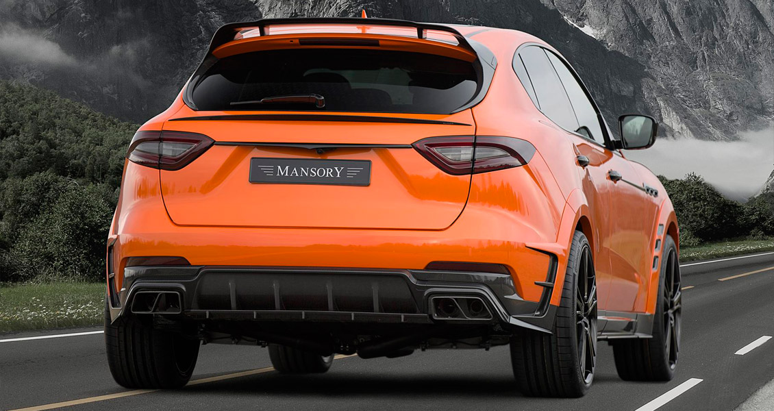 Тюнинг Mansory для Maserati Levante. Обвес, диски, выхлопная система, интерьер