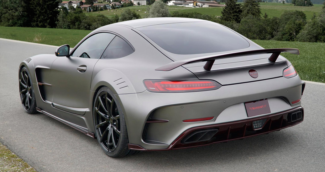 Тюнинг Mansory для Mercedes AMG GT C190. Обвес, диски, выхлопная система, интерьер