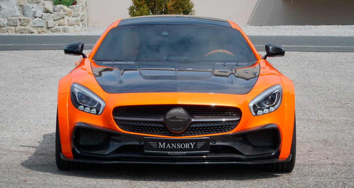 Тюнинг Mansory для Mercedes AMG GT C190. Обвес, диски, выхлопная система, интерьер