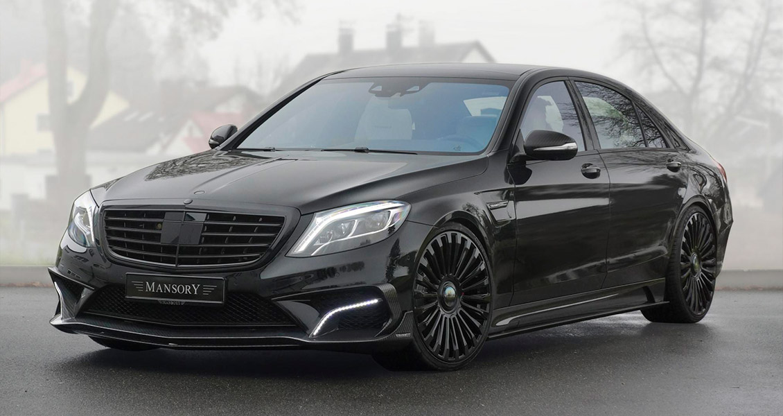 Тюнинг Mansory для Mercedes S W222 2017 2016 2015 2014. Обвес, диски, выхлопная система, интерьер