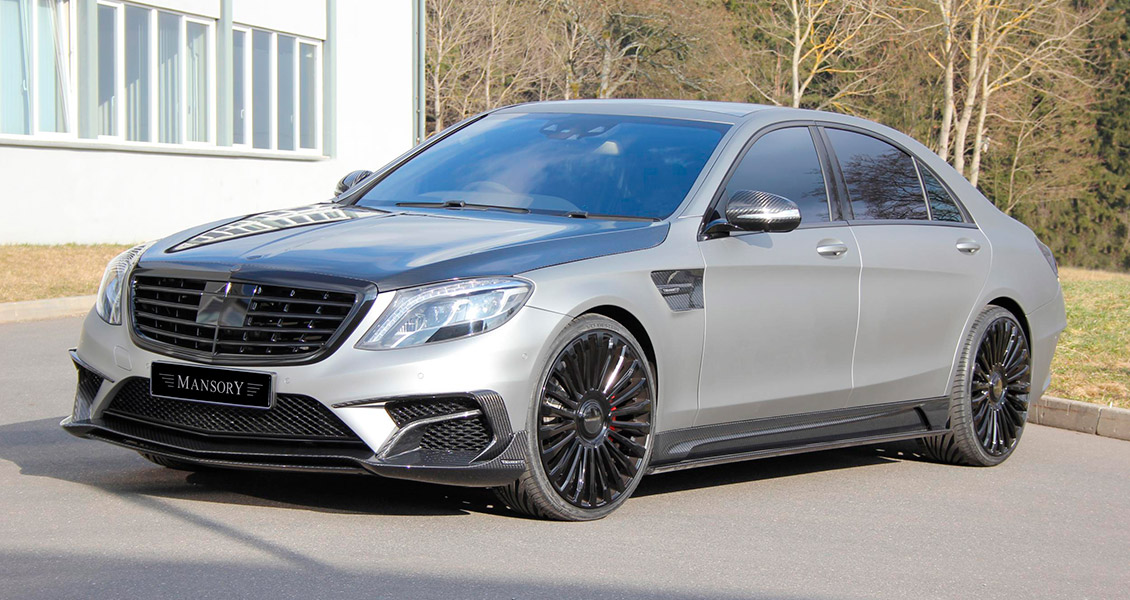 Тюнинг Mansory для Mercedes S W222 2017 2016 2015 2014. Обвес, диски, выхлопная система, интерьер