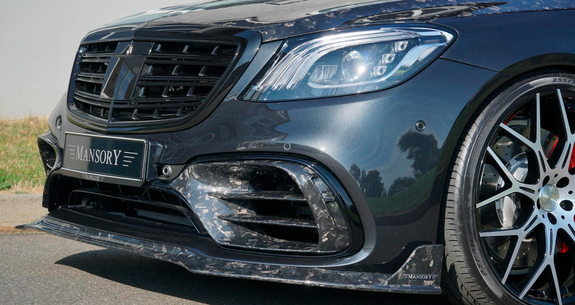 Тюнинг Mansory для Mercedes S W222 2018 2019 2020. Обвес, диски, выхлопная система, интерьер